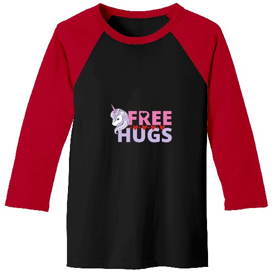 Unicorn Pet  Hug Unicorn Good Vibe Smiles Kindness Humanity Baseball Tees