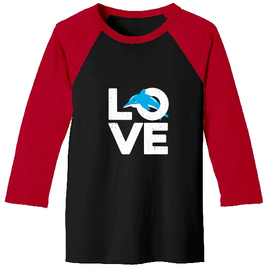 Dolphin Pet Gift Design For Men Women Boys Girls Dolphin Lovers Baseball Tees