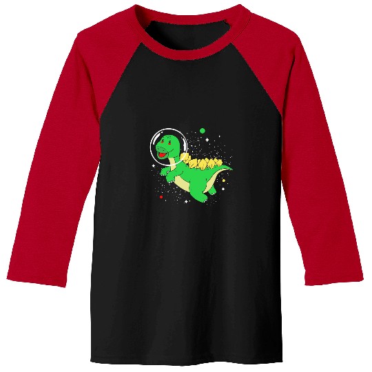 Dinosaur Pet Lover Dinosaur Astronaut Stegosaurus Baseball Tees