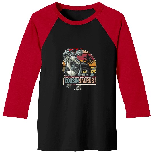 Dinosaur Pet Cousinsaurus T rexs Dinosaur Cousin Saurus Family vintages Baseball Tees