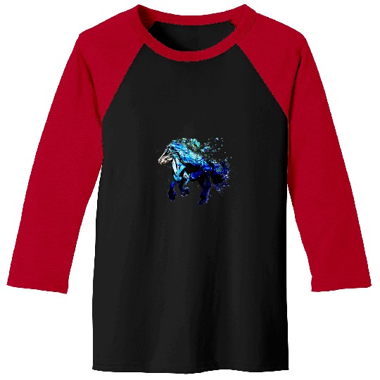 Horse Pet Galaxy horse animal print design Baseball Tees