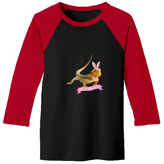 Bearded Dragon Pet Easter Bearded Dragon Funny Spring Lizard Bearded Baseball Tees