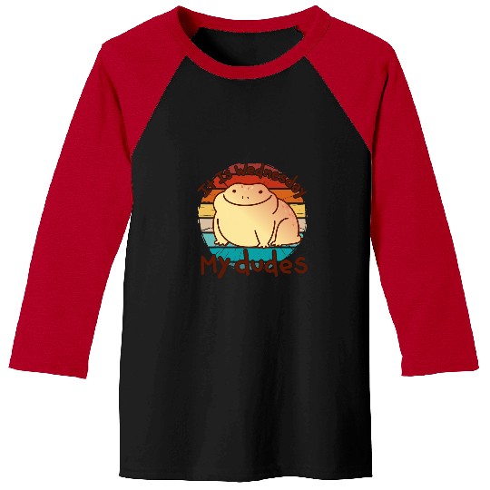 Frog Pet vintages funny frog wednesday Wednesday happy toad quote Baseball Tees