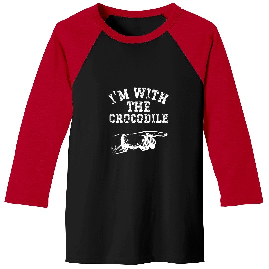 Alligator Pet Im with the Crocodile Funny Matching vintages Halloween 2 Baseball Tees