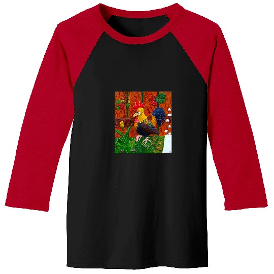 Chicken Pet Spring summer autumn winter rooster seasons Baseball Tees