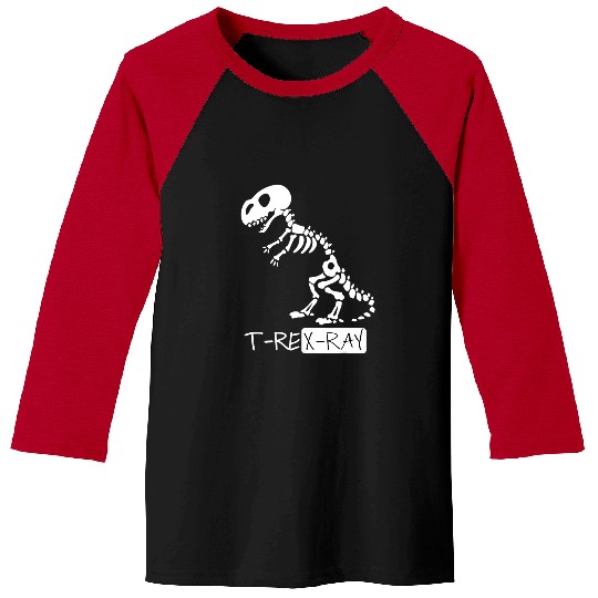 Dinosaur Pet Skull Will TRex X Ray Radiology Skeletons Dinosaur For Snacks Baseball Tees