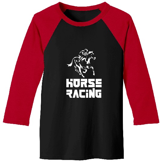 Horse Pet Racing Racer Horses Race 8 Baseball Tees