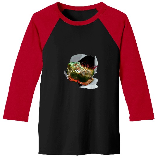 Iguana Pet Funny Lizard  Iguana Reptile Lover Baseball Tees
