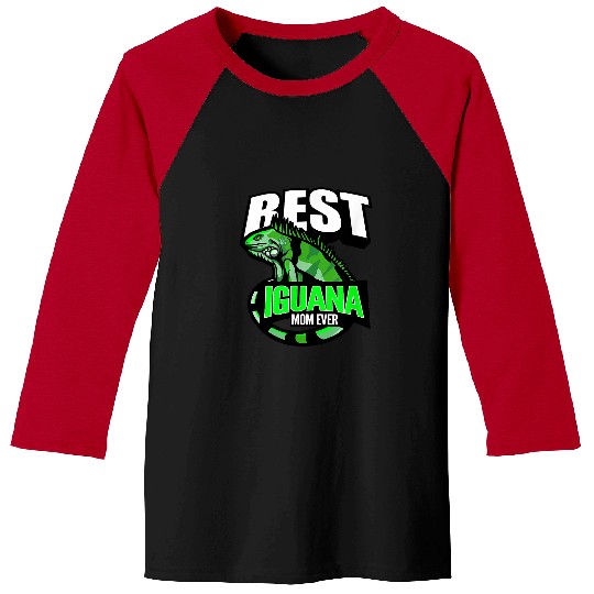 Iguana Pet bests Iguana Mom Ever Pet Lizard Iguana Baseball Tees