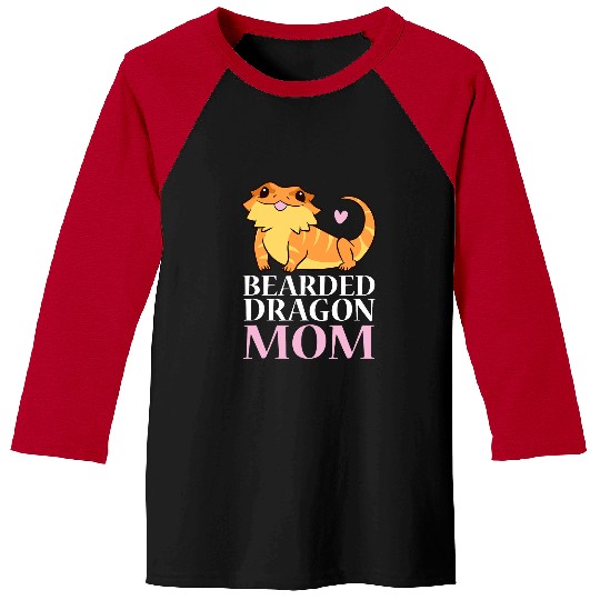 Bearded Dragon Pet Funny Bearded Dragons Mom 2Pet Owners Reptile Lizard Baseball Tees