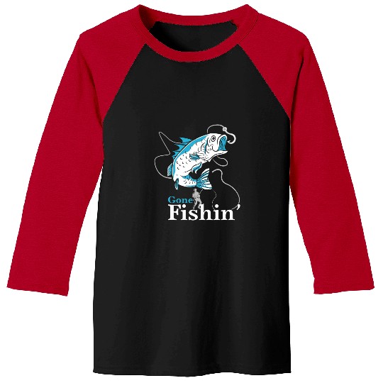 Fishing Fun Hilarious Angler Fishing Hobby Fisherman Fish Lover Baseball Tees