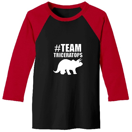 Dinosaur Pet Team Triceratops Favorite Dinosaur Fossil Lover Baseball Tees