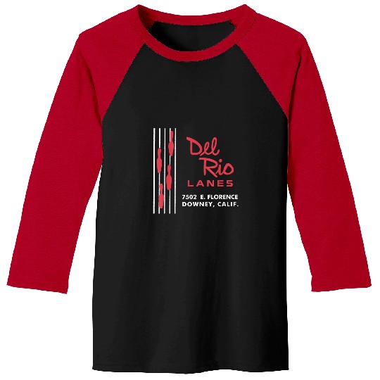 Sport Bowling Del Rio Lanes Downey CA vintages Bowling Alley Unisex Baseball Tees