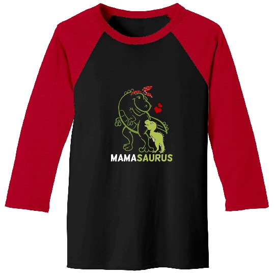 Dinosaur Pet Mamasaurus T rexs Dinosaur Mama Saurus Family Matching Women 2 8 Baseball Tees
