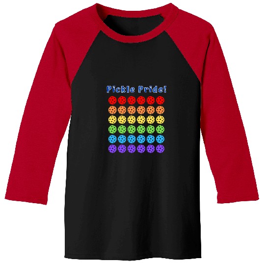 Sport Pickleball ics Gay Pickleball Pride Rainbow Flag Baseball Tees