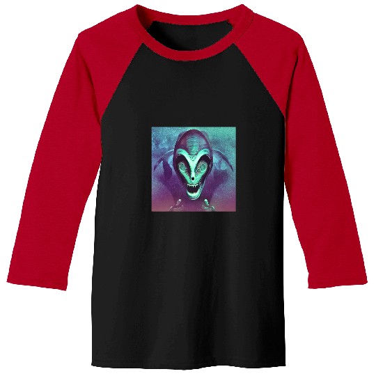 Aliens UFO UAP 51 area grey out of this world creature art 5 953 Baseball Tees