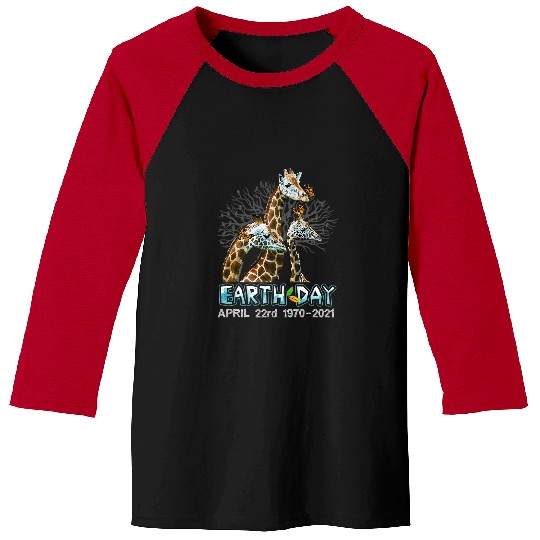 Giraffe Pet Earth Day April rd Earth Day Baseball Tees