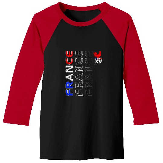 Sport Rugby France Rugby Men Women Child XV Player Baseball Tees