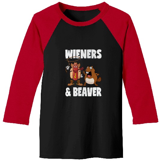 Beaver Pet Wieners Beaver Funny vintages Retro Beavers Love Baseball Tees