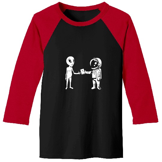 Aliens UFO Christianity Alien Religion Bible Jesus Catholic Christian Baseball Tees