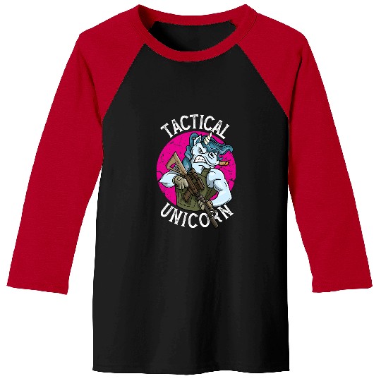 Unicorn Pet Funny Police Tactical Unicorn for Military Law Enforcement Baseball Tees