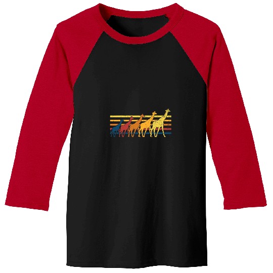 Giraffe Pet Zookeeper Baseball Tees