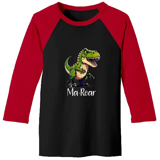 Dinosaur Pet MaRoar Passover Jewish Holiday TRex Dinosaur Pesach Dino Baseball Tees