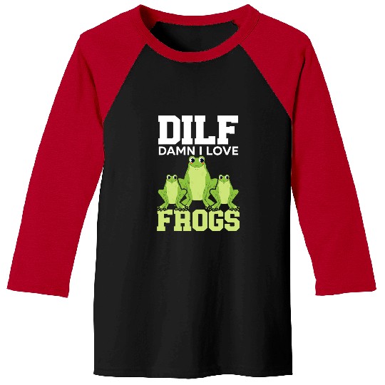 Frog Pet Damn I Love Frogs Amphibian Tadpole Herpetologist Froggy 6 Baseball Tees