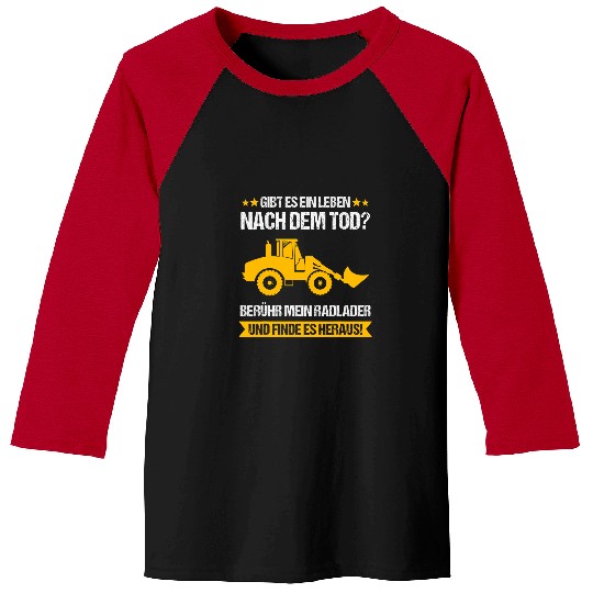 Bulldozer Fun Wheel Loader Construction Site Construction Worker Road Construction Baseball Tees
