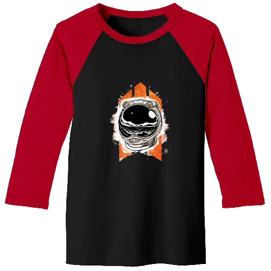 Astronaut Job Launch Manifest Futuristic Astronaut Helmet Baseball Tees