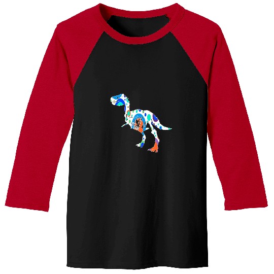 Dinosaur Pet Polka Dot T Tyrannosaurus Design Rex Baseball Tees
