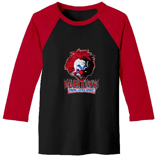 Killer Klowns From Outer Space Rough Clown Baseball Tees