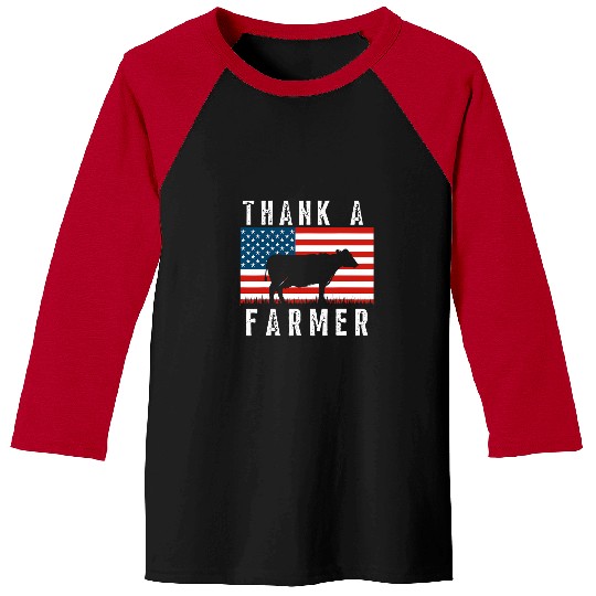 Cow Pet Thank A Farmer American Farmers homessteader Daisy Cattle Baseball Tees