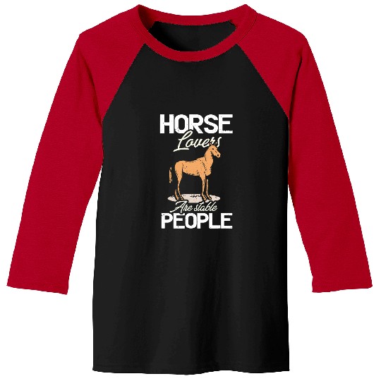 Horse Pet Graphic Tee For Keeping sanity Baseball Tees