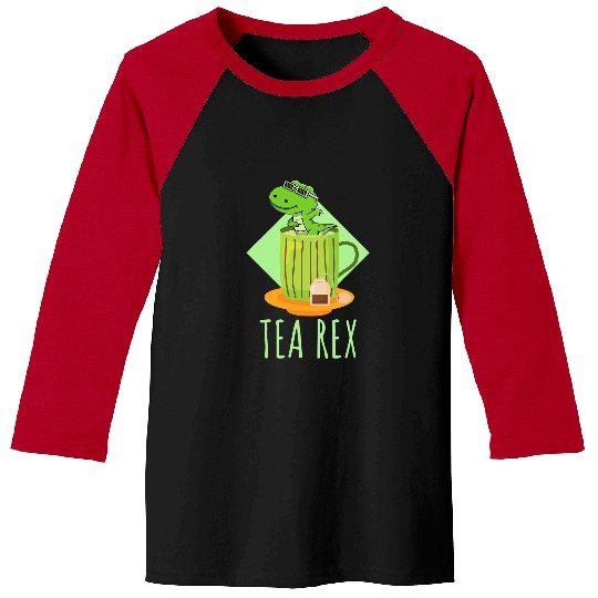 Dinosaur Pet Sweet Tea rexs in the tea bath Baseball Tees