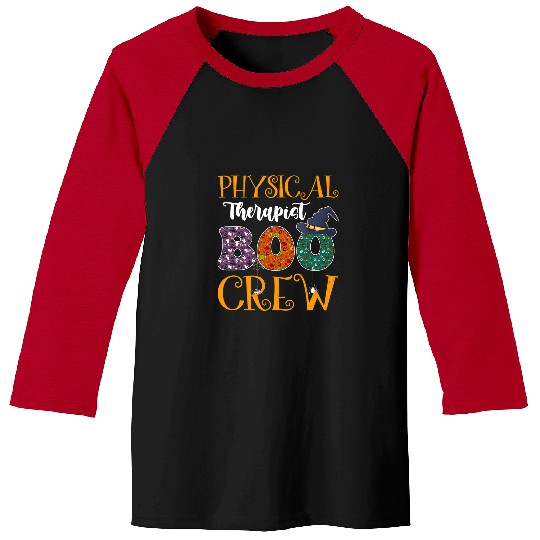nurses Job Physical Therapist Boo Crew nurses Halloween Costume Baseball Tees