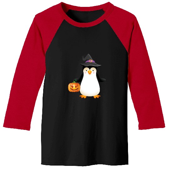 Penguin Pet Halloween Penguin Costume Tuxedo Halloween Design 11 Baseball Tees