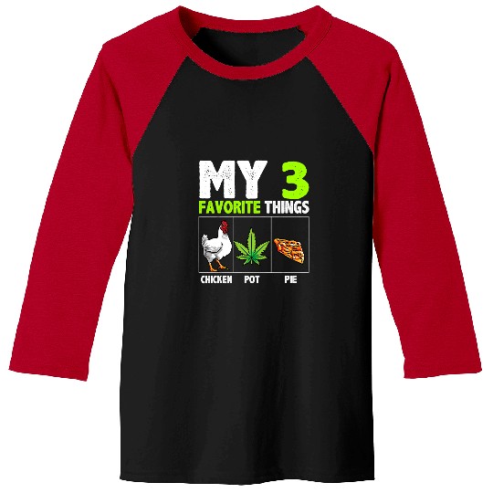 Chicken Pet My Favorite Things Chicken Pot Pie Food Baseball Tees