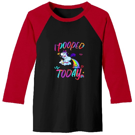 Unicorn Pet Funny unicorn I Pooped Today Humor I pooped 58 Baseball Tees
