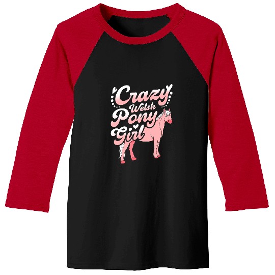 Horse Pet Welsh Pony Girl Welsh Pony Girl 3 Baseball Tees