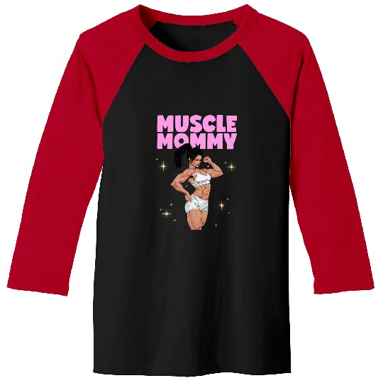 Gym Muscle Mommy Pump Cover for Women Weightlifting Fitness 22 Baseball Tees