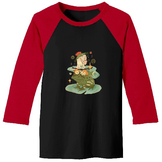 Frog Pet Fairycore Goblincore Gothic Fairy Grunge Fairytale Baseball Tees