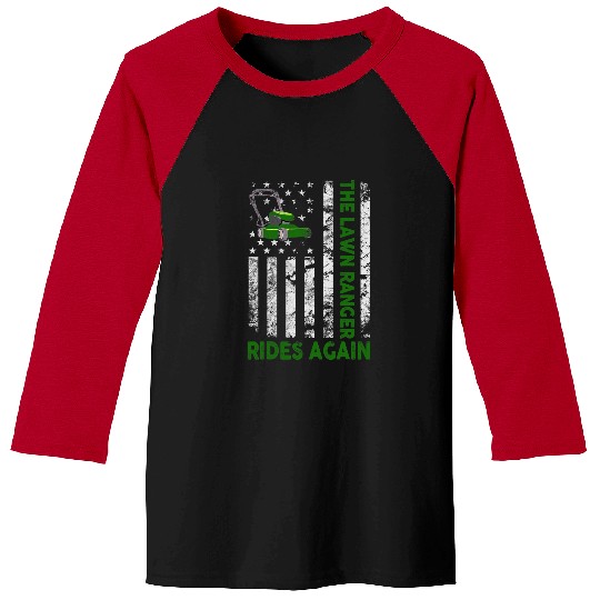 Lawn Mower Fun We Ride At Dawn Dad Lawn Mower Make Laugh Day Yard Work0025 Baseball Tees