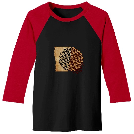 Artsy Waffle Design Food Hobby Chef Gourmet Baseball Tees