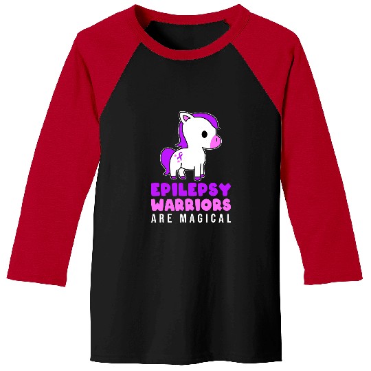 Unicorn Pet Epilepsy Warriors are magical Unicorn Seizures Warrior Mom 2 Baseball Tees