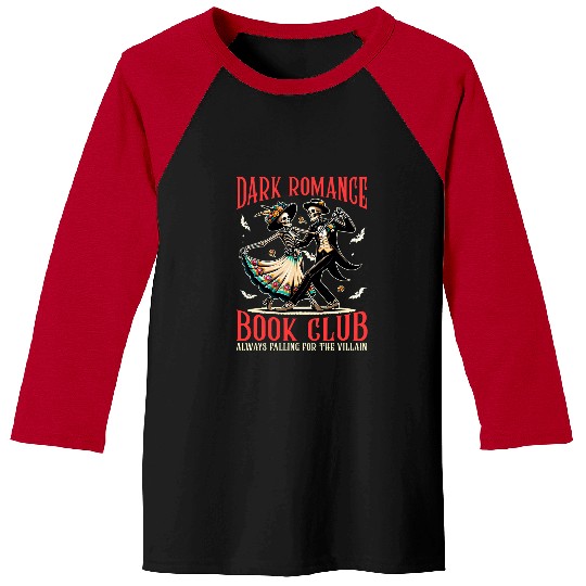 Book Fun Enemies To Lovers Villain Reading Dark Romance Book Club Baseball Tees