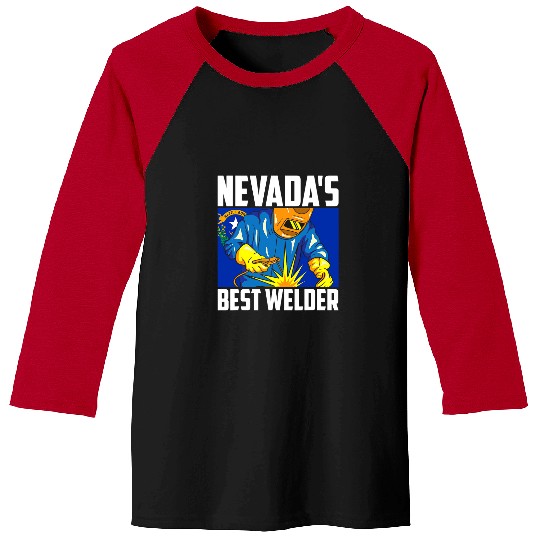 Welder Job Nevadas bests Welder Ironworker Ironsmith Nevada Welding Baseball Tees