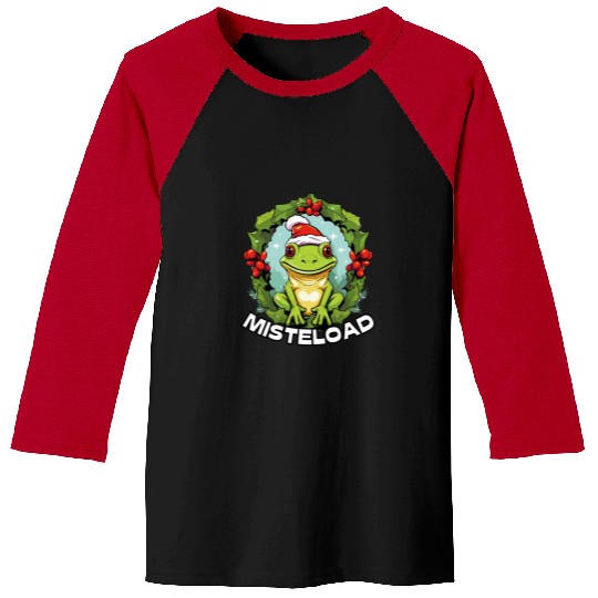 Frog Pet Christmas Merry xmass Frog Owner Amphibian Toad 11 Baseball Tees
