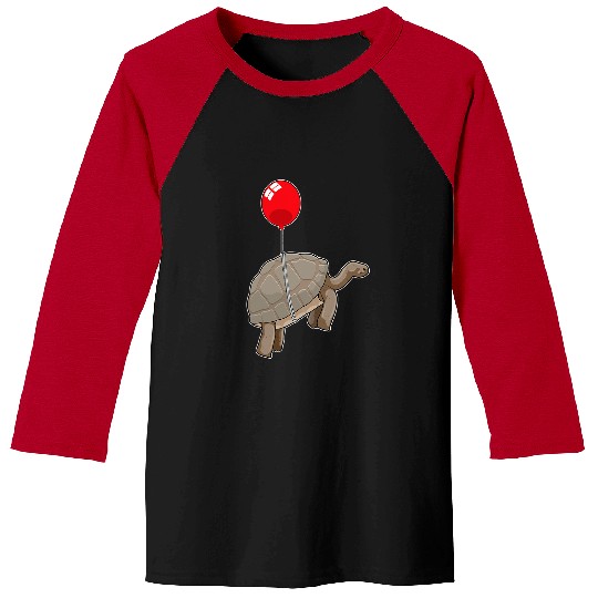 Turtle Pet Balloon Baseball Tees