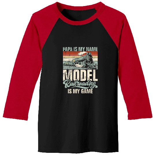 Train Lover Model Railroad Conductor Railroad Railway Train 215 Baseball Tees